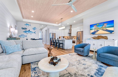 St. George Island House | Neap Tide *Brand New* Six-Bedrooms Six Bath Private Home, Pool, and Hot Tub