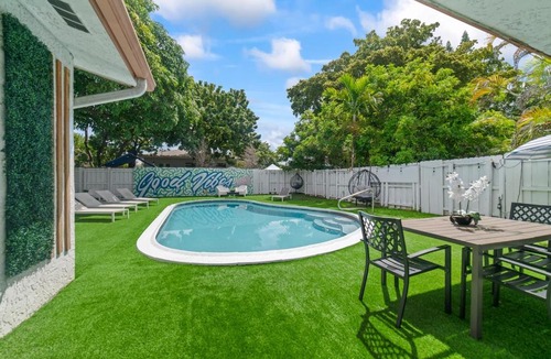 Hallandale Beach House | New Casa Eva Turfed Pool 5Br