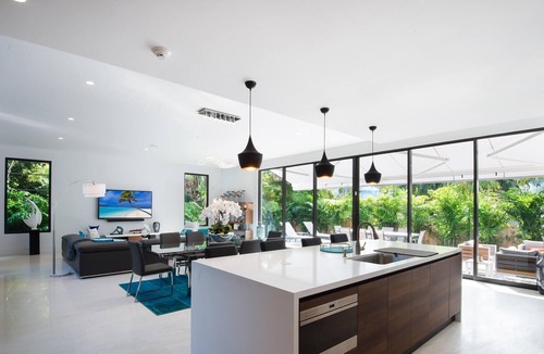 North Bay Village Villa | New Modern Villa w/ Pool-Gated community-Pool table