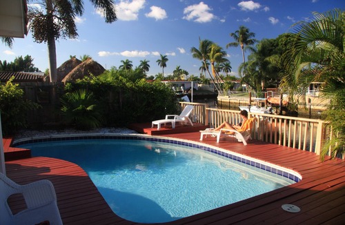 Coral Ridge Isles House | Nice Waterfont house, heated pool, deck, dock with ocean access, 3 Bed+3bath