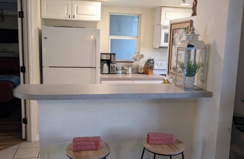 Lutz Apartment | Nude Garden Retreat Ground Floor Comfort at Paradise Lakes