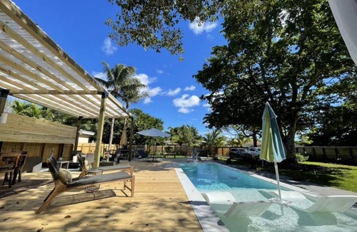 South Middle River House | Oasis with Heated Pool w/office Near Wilton Manors