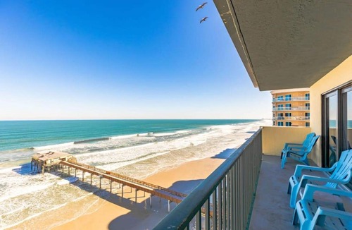 Daytona Beach Shores Apartment | Ocean Front Penthouse with Incredible Views! Sunglow Resort 1003 by Brightwild
