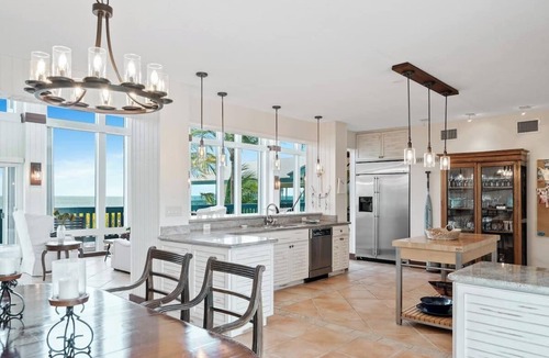 Monroe County House | Ocean front, private beach, private pool, tiki, boat dock