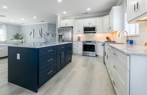 Vilano Beach House | Ocean Views, Steps to Beach, All New, 2 Masters