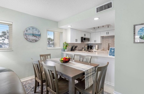 St. Augustine Beach Condo | Ocean Villas 1: 3 bedroom 2 bath ground floor condo with 2 pools (1 heated) and