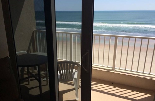 Ponce Inlet Condo | Oceanfront Getaway! Relaxing Condo on the no-drive Beach 15% discount thru July