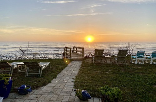 Beverly Beach House | Oceanfront Home in Flager Beach with Beach Chairs & Towels, WIFI - Pet friendly.