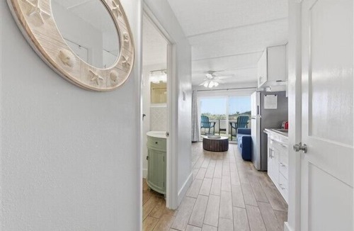 Crescent Beach Condo | Oceanfront Patio Suite with daily housekeeping and welcoming front desk staff