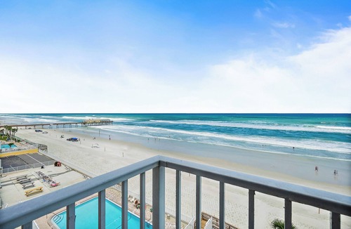 Daytona Beach Shores Condo | Oceanfront - Salida Del Sol - Daytona Beach Shores 5th Floor -3/3