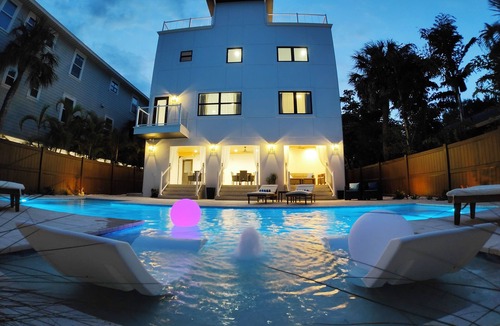 Indian Rocks Beach House | Oceanview Luxury Retreat Steps to Beach, Private Heated Pool & Elite Amenities