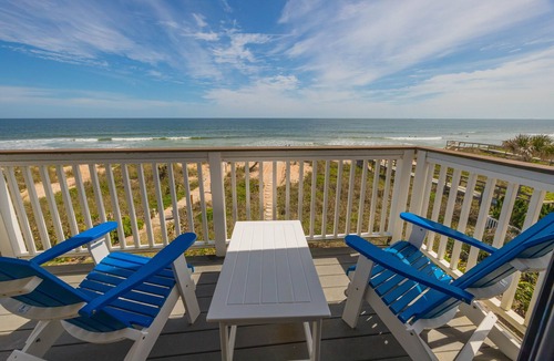 Vilano Beach House | PARADISE OCEAN HOUSE! BEACHFRONT AT ITS FINEST! Newly Renovated!