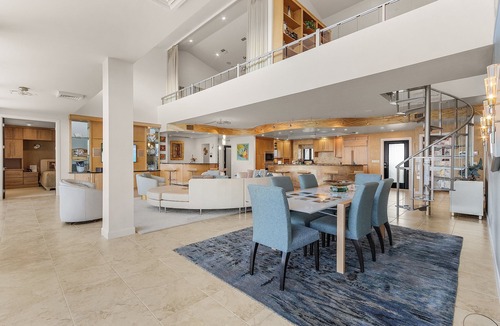 Punta Rassa House | Penthouse Oasis: 180° Water Views & Heated Pool