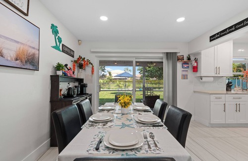 Riviera Beach House | Perfect for tournament teams, work crews, and family getaways, Sweet Pink offers a comfortable, peaceful stay designed to feel like your home away from home.