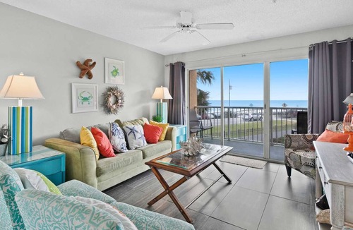 Emerald Waters Village Condo | Pet Friendly Gulf View Condo Steps to Beach Heated Pool | Ciboney