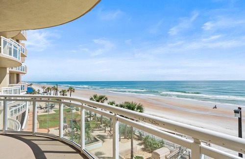 Daytona Beach Condo | Pet Friendly* Oceanfront Condo 309, Direct Oceanfront