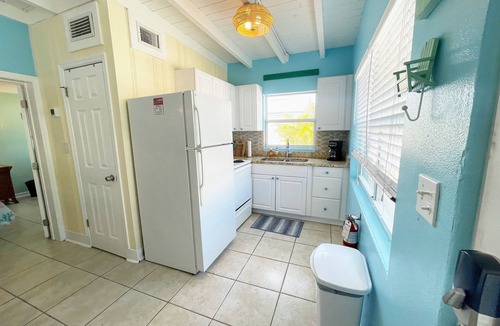 Port Canaveral Cottage | Pool front 1BR w/sun room, 3 min walk to beach