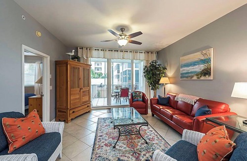 Vanderbilt Beach Condo | Private extended deck with steps down to the pool! - Reg 5-205