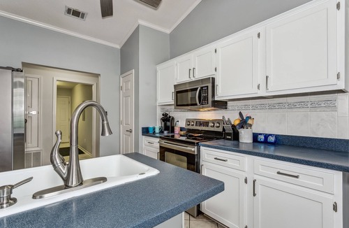Chandelle First House | Private Getaway with Pool and Game Room in Pensacola 5 miles from beach.