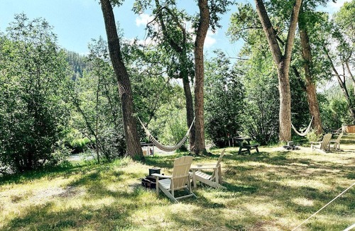 Canoncito RV Rental | Romantic Getaways near Santa Fe Forest in this Safari Tent Rental in New Mexico