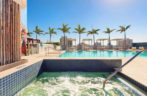 City Center Condo | Rooftop Pool Condo by Beach & Convention Center