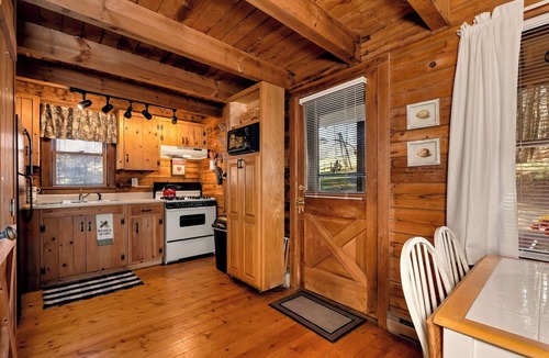 Tiger Cabin | Rustic 2BR + Loft Cabin with Relaxing Firepit - Near Clayton - Burton - Tallulah