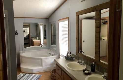 Old Town House | Rustic Retreat: Ranch Home with 40 Private Acres and Covered Patios