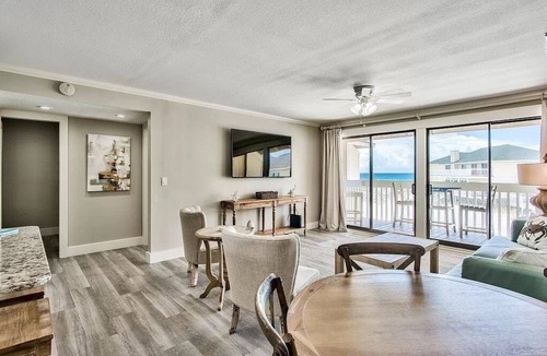Holiday Isle Condo | Sandpiper cove Unit 2124! Beach service included! Beachfront! Sleeps 6!
