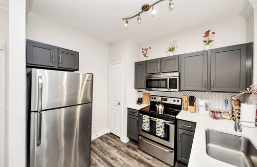 South Central Houston Apartment | Santorini - 2BR/2Bath/NRG/Med Center/Pool/Gym/Sleeps 6