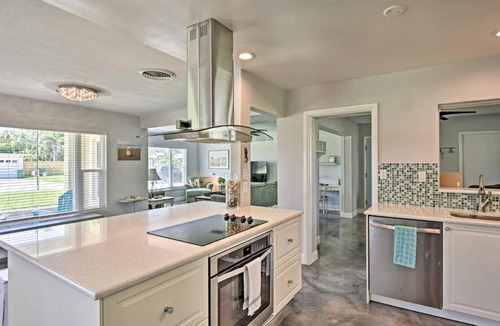 Sea Park Homes House | Satellite Beach Home with Fenced Yard - Walk to Beach