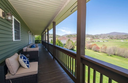 Fairview House | Scenic 4BR w Deck Farm Views Near Asheville