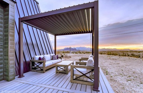 Study Butte-Terlingua Ski Chalet | Serene A-Frame Perfect to Fully Disconnect in Terlingua, Texas