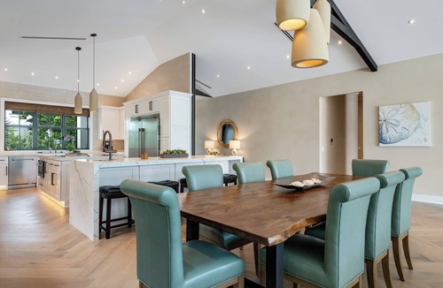New Town House | SERENITY ON SUNRISE~Canal Front 5 BR/5.5 Ba New Town Home w/Pool & Dockage!