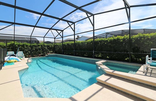 Windsor Palms Villa | Single Level Luxury Villa with Pool and Hot tub close to Disney