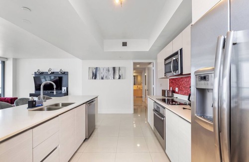 Hallandale Beach Condo | Sleek & Spacious 3-BR Condo at Miami’s Beachwalk Resort - 25 min to FIFA!