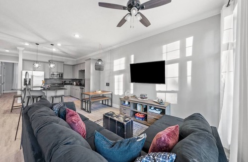 Panama City Beach House | Sleeps 28 ~ 2 units ~ 10 BR ~ Walk to beach ~ Pool