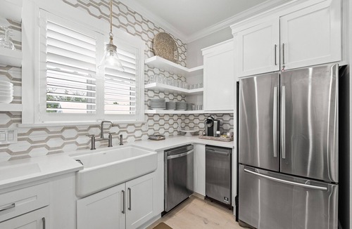San Juan House | Spacious Balcony, Gulf Views, and Private Pool Near Beach Access
