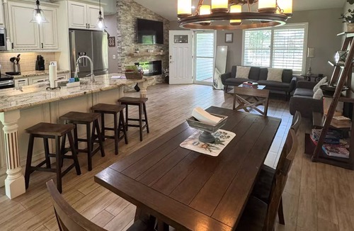 St. Augustine House | Spacious Coastal Home in St. Augustine Pool, Outdoor Oasis & Private Suite