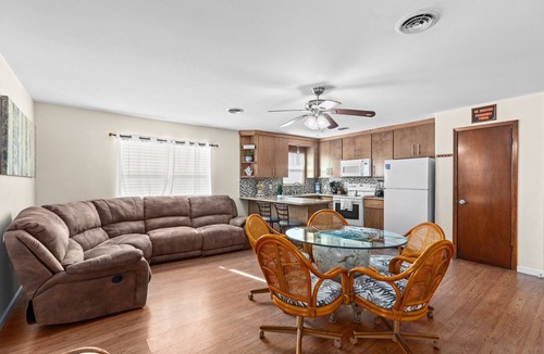 South Padre Island House | Spacious Multi-Family Home with Heated Pool, Near Beach!