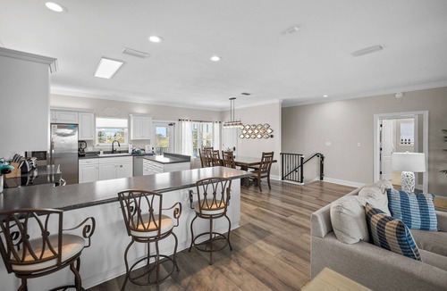 Ono Island House | Spacious Perdido Key Retreat: Sand Volleyball, Dock, Gameroom & Beach