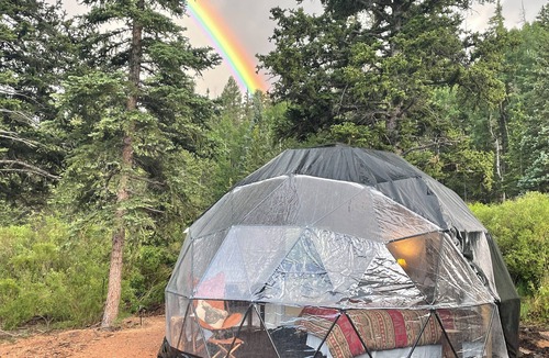 Jefferson RV Rental | Stargazing Wilderness Geodome at Bison Peak Lodge!