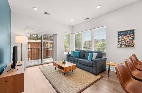 Hough Apartment | Stunning 2 Bed/2 Bath | CLE Clinic | Balcony
