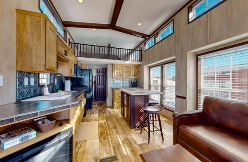 Park County Cottage | Sunlit cabin on 1,800-acre ranch with animals, mountains, games & firepit