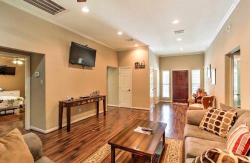 Marshall House | Texas Vacation Rental with Fireplace, Near Lakes