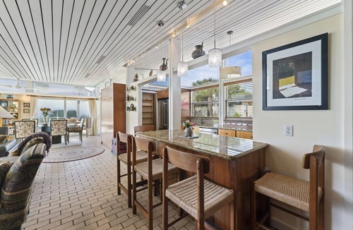 Atlantic Beach Apartment | The Atlantic Wing - Oceanfront in the midcentury modern estate with pool