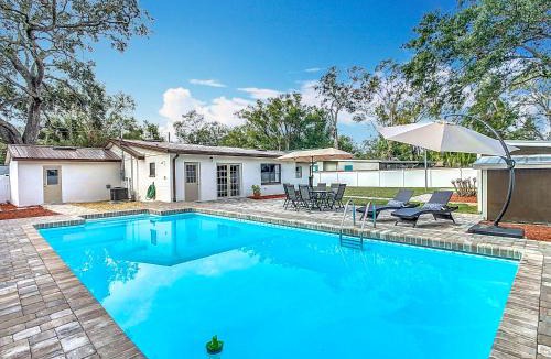 Old Seminole Heights House | The Seminole Heights Suncatcher - Pool & Basketball