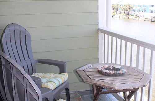 Rockport Condo | Third floor view overlooking canal