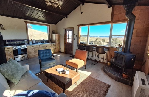 Hartsel Cabin | Tranquil 2-bedroom cabin, majestic view of Pikes Peak with free range Buffalo.