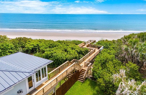 Atlantic Shores House | Turtle Haven - Luxury Beachfront Villa on Sea Turtle Nesting Grounds - Heated Pool & Spa