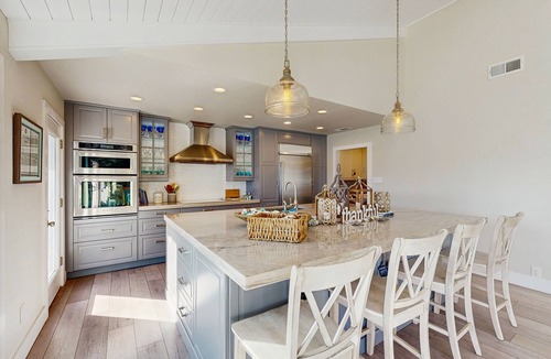 Key Allegro House | Two-Story Family-Friendly home on the water with patio and firepit